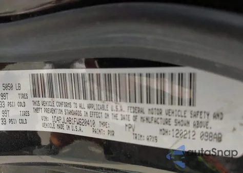 2015 Jeep Cherokee Sport from USA, damaged, VIN 1C4PJLAB1FW620410